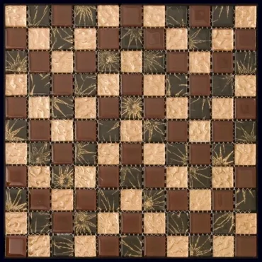 Мозаика Natural Mosaic Flash 5BD-021 (5BD-021C1) (Стекло) 30x30 глянцевая