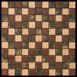 Мозаика Natural Mosaic Flash 5BD-021 (5BD-021C1) (Стекло) 30x30 глянцевая