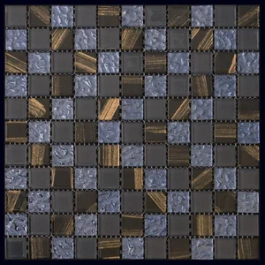 Мозаика Natural Mosaic Flash 5BD-113 (5BD-113T) (Стекло) 30x30 глянцевая
