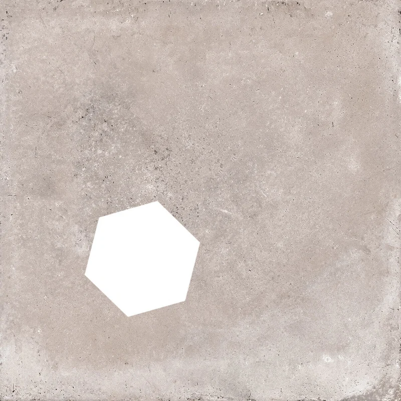 Декоративный элемент Flaviker Backstage Ash Hexagon Hole 60x60 матовый