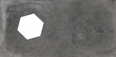 Декоративный элемент Flaviker Backstage Graphite Hexagon Hole 40x80 матовый
