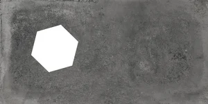 Декоративный элемент Flaviker Backstage Graphite Hexagon Hole 40x80 матовый