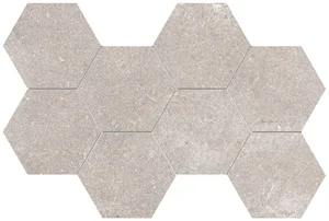 Мозаика Flaviker Backstage Mos. Hex. Ash 30x50 матовая
