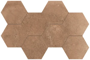 Мозаика Flaviker Backstage Mos. Hex. Spicy 30x50 матовая