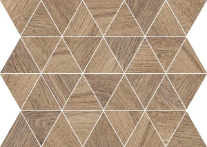 Мозаика Flaviker Cozy Brown Mos. Triangoli Ret. 26x34 матовая