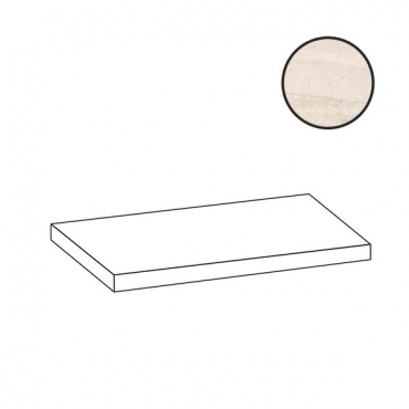 Ступень Flaviker Double Angolare Top Sx Linear Beige Nat PF60014906 32x120 натуральная