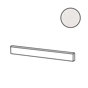 Бордюр Flaviker Double Battiscopa Plain White Nat PF60014888 5,5x120 натуральный