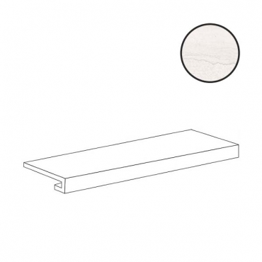 Ступень Flaviker Double Gradone Top Linear White Nat PF60014900 32x120 натуральная
