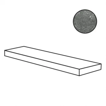 Ступень Flaviker Nordik Stone Ang.P Dx Grey Lap 0004872 32x120 лаппатированная