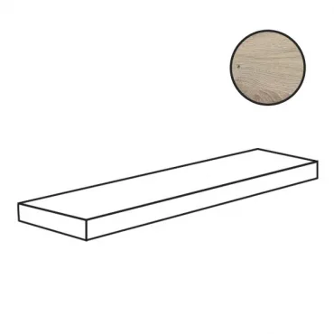 Ступень Flaviker Nordik Wood Angolare Plus Sx Beige Ret 0004624 32x120 матовая
