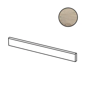 Бордюр Flaviker Nordik Wood Batt. Beige Ret 0004616 6,5x120 матовый
