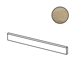 Бордюр Flaviker Nordik Wood Batt. Gold Ret 0004617 6,5x120 матовый