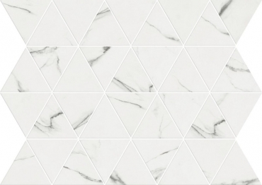 Мозаика Flaviker Supreme Evo Mosaico Triangoli Pure Statuario PF60000996 26x34 полированная