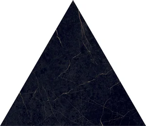 Керамогранит Flaviker Supreme Evo Noir Laurent Lux Triang 0002514 30x30 полированный
