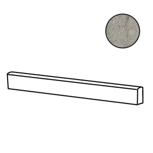 Бордюр Flaviker Memories Batt Grey Soapstone Ant PF60012648 5,5x120 структурированный