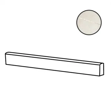 Бордюр Flaviker Memories Batt Pulpis Ivory Lux PF60012680 5,5x120 полированный