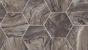 Мозаика Flaviker Supreme Exotic Brown Mos.Hex.Ant. SPES44P 30x50 матовая