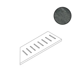 Спецэлемент Flaviker X20 Blue Savoy Ang. Griglia Dx Graphite 0006347 15x60 матовый