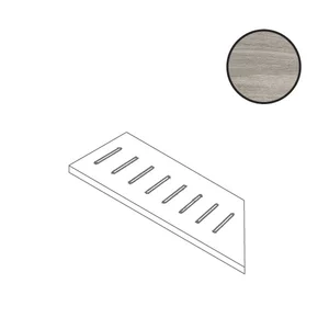 Спецэлемент Flaviker X20 Cozy Ang. Griglia Sx Bark 0003110 15x60 матовый