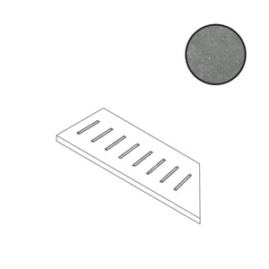 Спецэлемент Flaviker X20 Nordik Stone Ang. Griglia Sx Grey 0004245 18x90 матовый