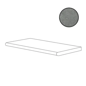 Ступень Flaviker X20 Nordik Stone Bullnose Grey 0007848 90x90 матовая