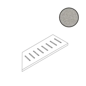 Спецэлемент Flaviker X20 River Ang. Griglia Dx Ecru 0002283 15x60 матовый