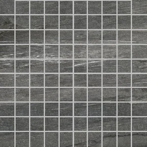 Мозаика Floor Gres Airtech Basel Grey High Glossy Mosaico (3X3) 761039 30x30 полированная