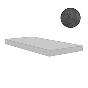 Ступень Floor Gres Airtech London Black Nat Gr.Dx 761053 33x120 матовая