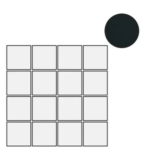 Мозаика Floor Gres B&W Marble Black Naturale 6mm Mos (7,5X7,5) 751193 30x30 матовая