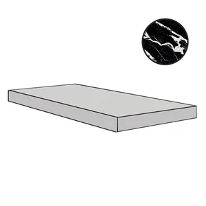 Ступень Floor Gres B&W Marble Fragment Naturale Gr.Dx 767433 33x120 матовая