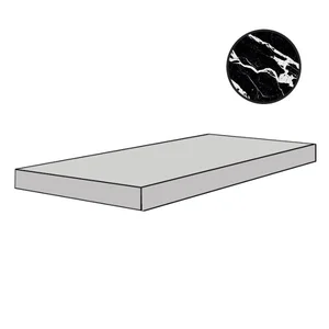 Ступень Floor Gres B&W Marble Fragment Naturale Gr.Sx 767441 33x120 матовая