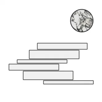 B&W Marble Pebble Naturale Lis.Sf 767406