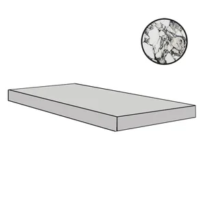 Ступень Floor Gres B&W Marble Pebble Naturale Gr.Dx 767435 33x120 матовая