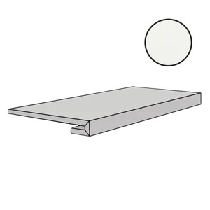 Ступень Floor Gres B&W Marble White Naturale Gr 767422 33x120 матовая