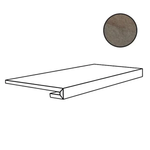 Ступень Floor Gres Coretech Flame Dark 9mm Gradino 779048 33x120 натуральная