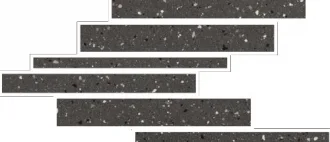 Earthtech Carbon Flakes Modulo Listello Sfalsato Glossy 772432
