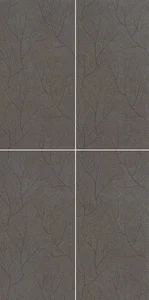 Декоративный элемент Floor Gres Earthtech Fronds A Carbon Ground 1+2+3+4 Comfort 6mm 9000236 120x240 лаппатированный