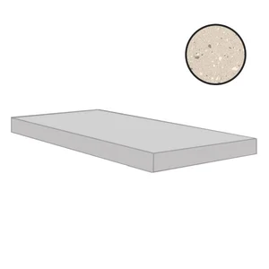 Ступень Floor Gres Earthtech Pumice Flakes Angolo Gradino Dx Comfort 772499 33x120 лаппатированная