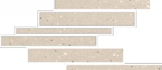 Earthtech Pumice Flakes Modulo Listello Sfalsato Glossy 772429