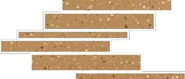 Декоративный элемент Floor Gres Earthtech Savannah Flakes Modulo Listello Sfalsato Comfort 772427 21x40 лаппатированный