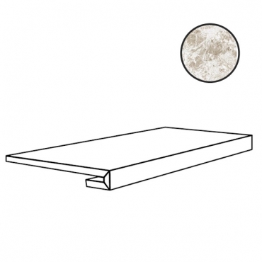 Ступень Floor Gres Plimatech Plimawhite/03 9mm Gradino 776691 33x120 матовая