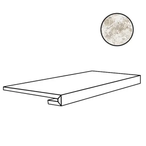 Ступень Floor Gres Plimatech Plimawhite/03 9mm Gradino 776691 33x120 матовая