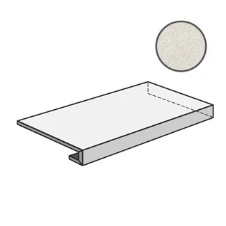 Ступень Floor Gres Floortech Floor 1.0 Angolo DX Gradino Str 33x120 структурированная