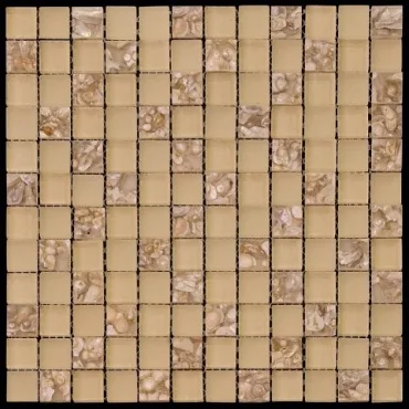 Мозаика Natural Mosaic Flowers KDS-03 (Стекло) 29,8x29,8 глянцевая