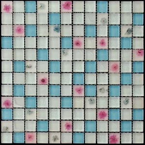 Мозаика Natural Mosaic Flowers KDS-55 (DH-2355) (Стекло) 29,8x29,8 глянцевая