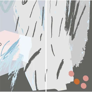 Декоративный элемент FMG Abstract Drawn Comp. (2Pcs 300X150) Y4XD00D330006 300x300 матовый