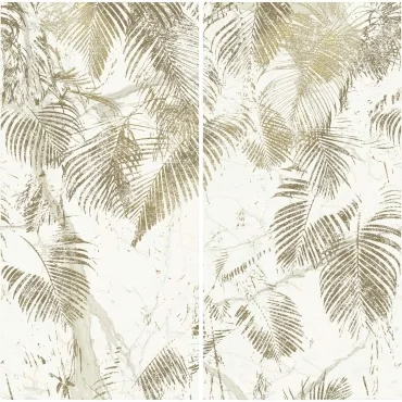 Декоративный элемент FMG Ferns Forest Gold Comp. (2Pcs 300X150) Y4TP00D330006 300x300 матовый