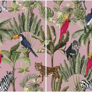 Декоративный элемент FMG Jungle Pink Comp. (2Pcs 300X150) Y4TM00D330006 300x300 матовый