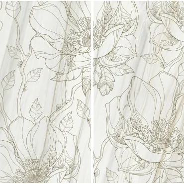 Декоративный элемент FMG Magnolia Gold Comp. (2Pcs 300X150) Y4UE00D330006 300x300 матовый