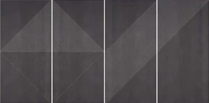 Декоративный элемент FMG Stripes Silver Comp. (4Pcs 300X150) Y4W600D630006 300x600 матовый